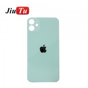 For iPhone 12 12 Pro 11 11promax X XR Battery Rear Glass Cover Big Hole EU Back Cover Rear Glass Replacement Repair