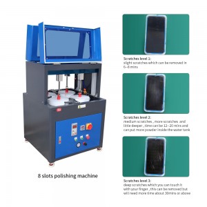 Cellphones LCD Glass Repair Polishing Machine Scratch Removal for iPhone 14 Promax Samsung S22 Ultra Screen Gringding Equipment