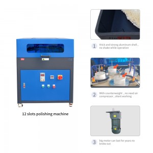 Newest To The Market 12 Slots High Speed For Polished Curved Screen Phone Glass Polishing Machine