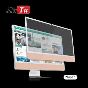 2023 Front Glass For iMac 24 inch A2438 A2439 A2437 Black Front Bezel Outside Screen Glass Lens Cover Jiutu