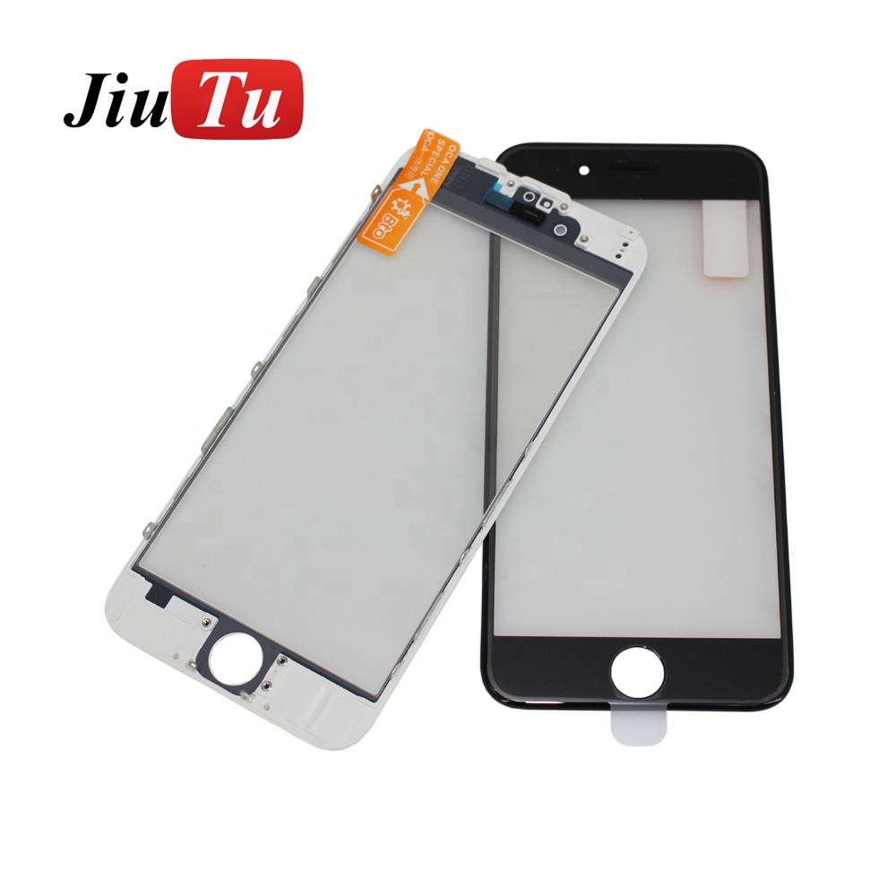 Discount wholesale Oca -
 10pcs Top Quality Items Cold Press Pre-installed OCA Sticker Front Glass with Bezel Frame for 6G Series Broken LCD Replacement – Jiutu