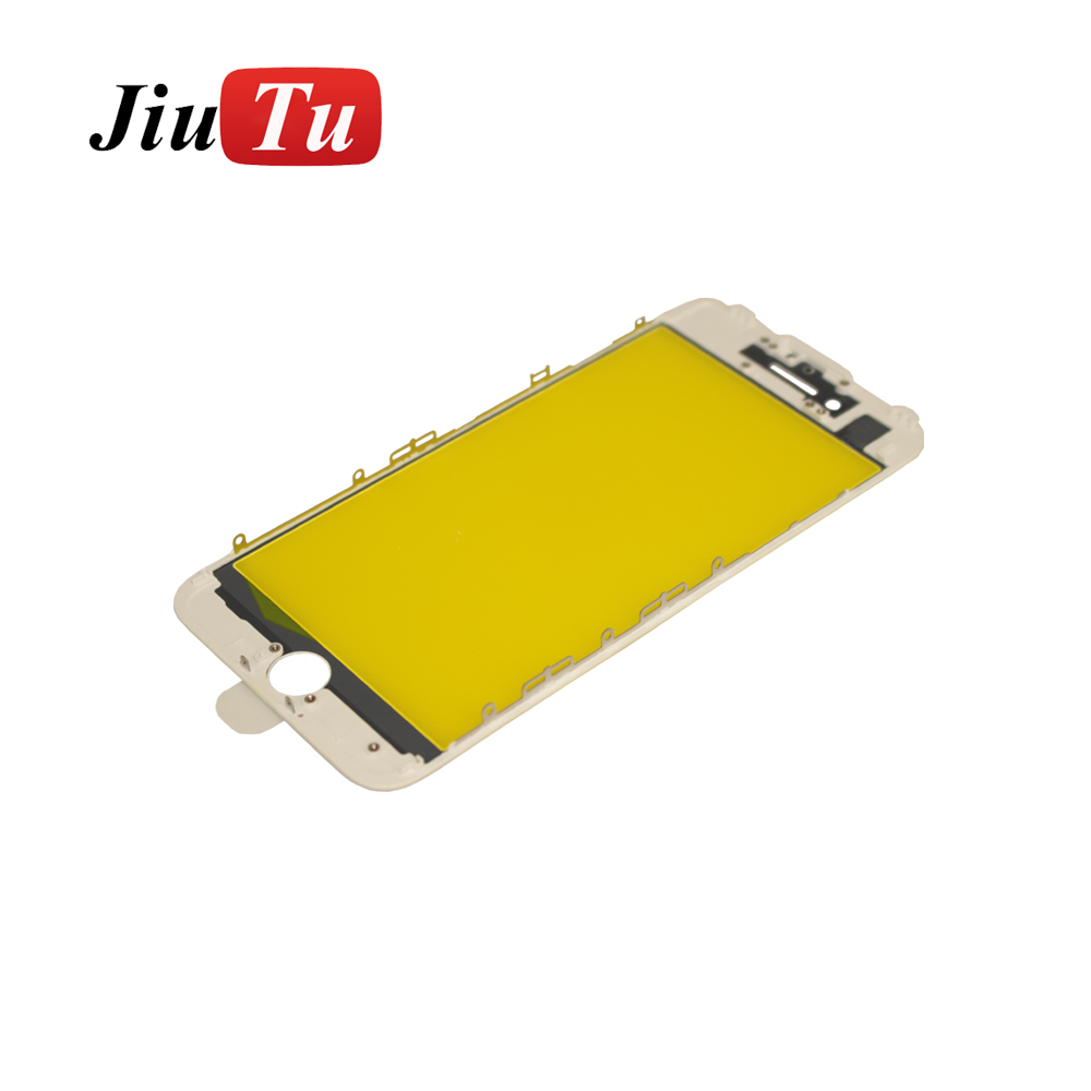 Factory Cheap Samsung Parts -<br />
 For ihpone 7G Front Glass With Frame Replacement For LCD Refurbishing Cold Press - Jiutu