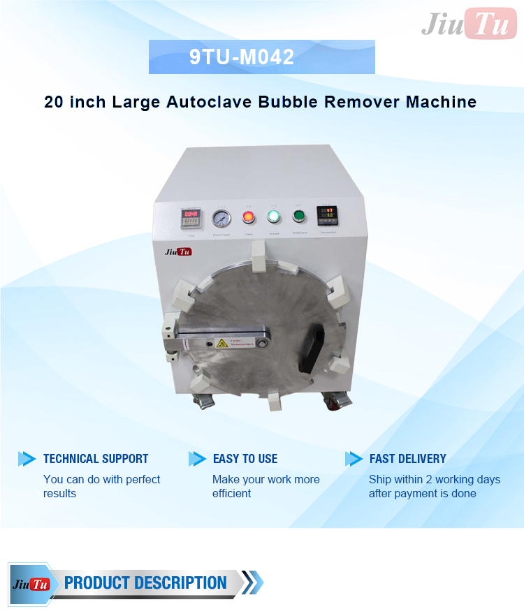 Factory Price Bubble Remover Machine For 20 Inch Lcd Screen Refurbishment