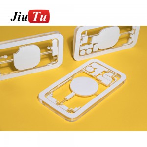 JiuTu Housing Protector Mold For iPhone Big Hole Back Glass LCD Fiber Laser Back Cover Laser Mould