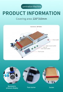 Newest Jiutu Multi-purpose OCA Polarizer Film Laminating Machine Big Size 14inch For iPad/Tablet LCD Repair