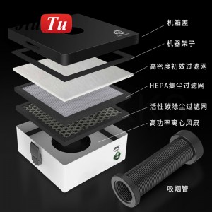 Laser Separating Machine Soldering Smoke Absorber Solder Fume Extractor For iPhone 8G XS 12Promax