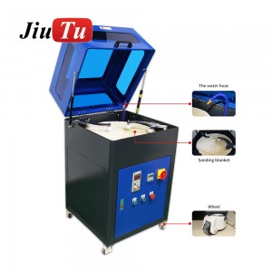 4 Solt Antomatic Polishing Grinding Machine For iPhone Samsung Back Glass Scratch Remove Polisher