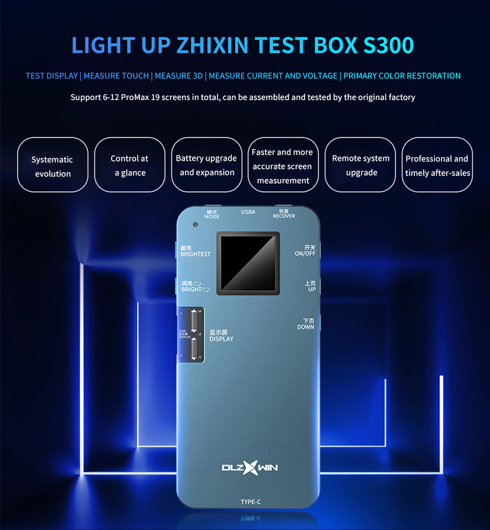 Smart Tester Box For iPhone X XS XR 11promax OLED Screen Touch Display Testing Ambient Light Sensor Color Restore Mobile Phone Featured Image