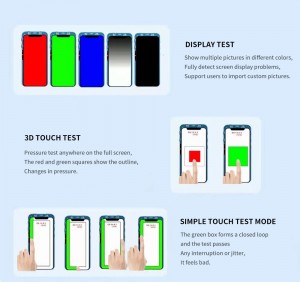 Smart Tester Box For iPhone X XS XR 11promax OLED Screen Touch Display Testing Ambient Light Sensor Color Restore Mobile Phone